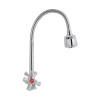 Смеситель для кухни Lidz Lamb 274F двухвентильный с гибким изливом LDLAM274FCRM35074 Chrome