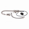 Смеситель для кухни Lidz Aria 015FL с выдвижным изливом (k35) LDARI015FLNKS34945 Nickel