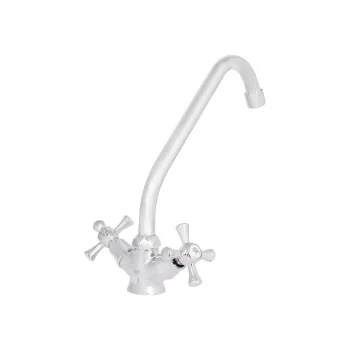 Змішувач для кухні Lidz Lamb 271F двохвентильний LDLAM271FCRM21889 Chrome