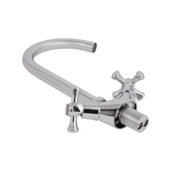 Змішувач для кухні Lidz Lamb 278F двохвентильний LDLAM278FCRM35071 Chrome