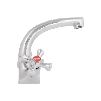Змішувач для кухні Lidz Lamb 272F двохвентильний LDLAM272FCRM22018 Chrome