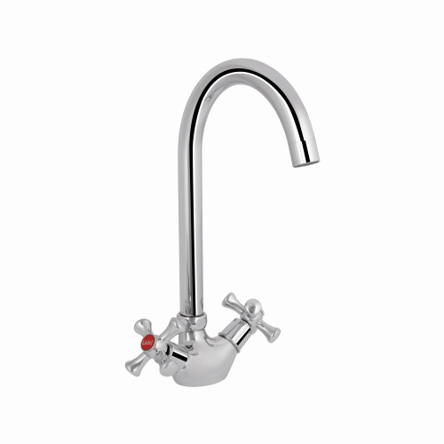 Змішувач для кухні Lidz Lamb 278F двохвентильний LDLAM278FCRM35071 Chrome