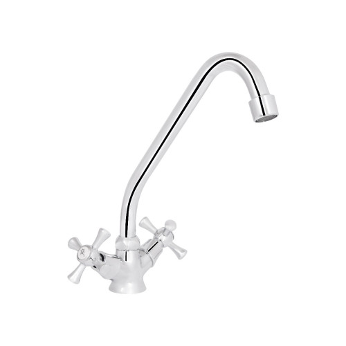 Змішувач для кухні Lidz Lamb 271F двохвентильний LDLAM271FCRM21889 Chrome