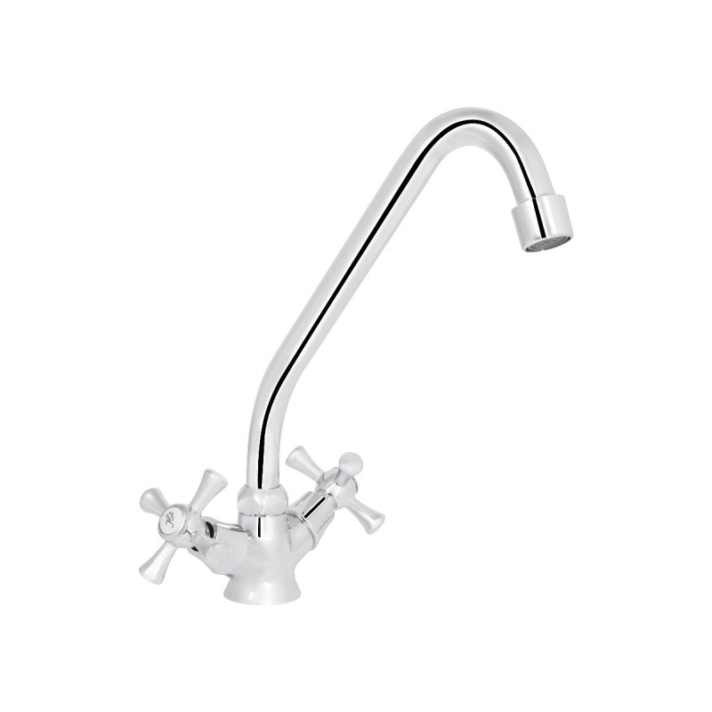 Змішувач для кухні Lidz Lamb 271F двохвентильний LDLAM271FCRM21889 Chrome