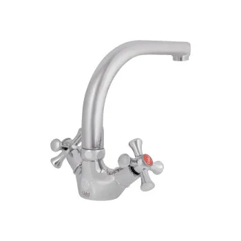 Змішувач для кухні Lidz Lamb 276F двохвентильний LDLAM276FCRM22019 Chrome