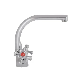 Змішувач для кухні Lidz Lamb 276F двохвентильний LDLAM276FCRM22019 Chrome
