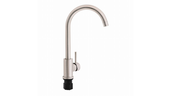 Змішувач для кухні Lidz Aria 015F (k35) LDARI015FNKS21689 Nickel