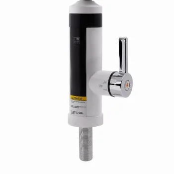 Проточный кран-водонагреватель кухонный для кухни Lidz Warm 061 LDWAR061WCR35431 White / Chrome