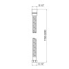 Шланг Lidz Niagara 01 1,75-2,2 м LDNIA01CRM22148 Chrome