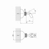 Тримач для лійки Lidz Niagara 111 LDNIA111CRM29476 Chrome