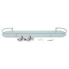 Полка универсальная Lidz Oreo 0902 стеклянная (52*16 см) LDORE0902CRM22179 Chrome