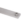 Змішувач для ванни Lidz Kubis 005 з поворотним виливом (з душовим гарнітуром) (k35) LDKUB005NKS28537 Nickel
