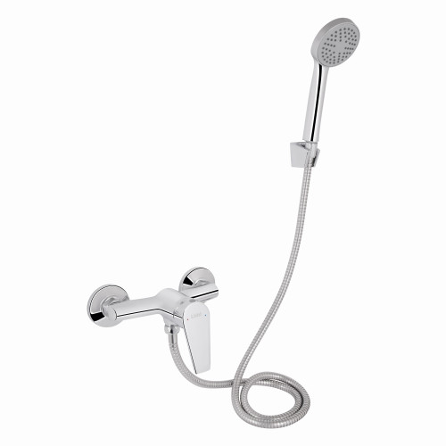 Змішувач для душу Lidz Gloria 010 (з душовим гарнітуром) (k35) LDGLO010CRM35101 Chrome