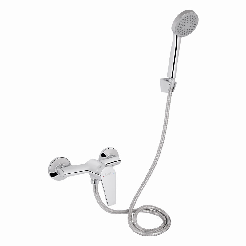 Змішувач для душу Lidz Gloria 010 (з душовим гарнітуром) (k35) LDGLO010CRM35101 Chrome