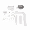 Сифон для кухонной мойки Lidz (WHI) 60 05 M001 01 EURO (выход 50 мм)