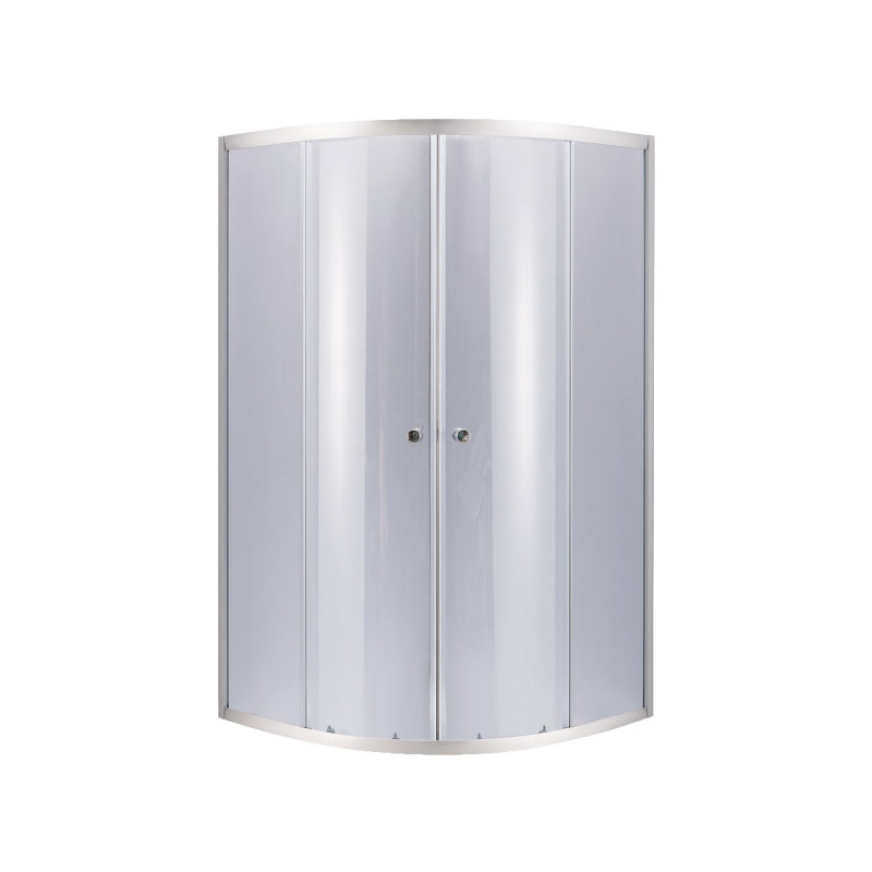 Душова кабіна Lidz Latwa SC80x80.SAT.MID.GR, скло тоноване 4 мм без піддона
