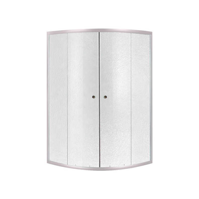 Душова кабіна Lidz Latwa SC90x90.SAT.HIGH.FR, скло Frost 4 мм без піддона