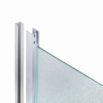 Душова кабіна Lidz Latwa SC80x80.SAT.MID.FR, скло Frost 4 мм без піддона