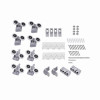 Душова кабіна Lidz Latwa SC90x90.SAT.MID.FR, скло Frost 4 мм без піддона