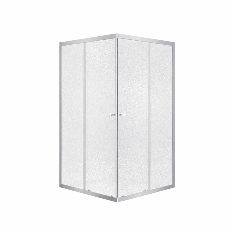 Душова кабіна Lidz Wawel SC80x80.SAT.LOW.FR, скло Frost 4 мм без піддона