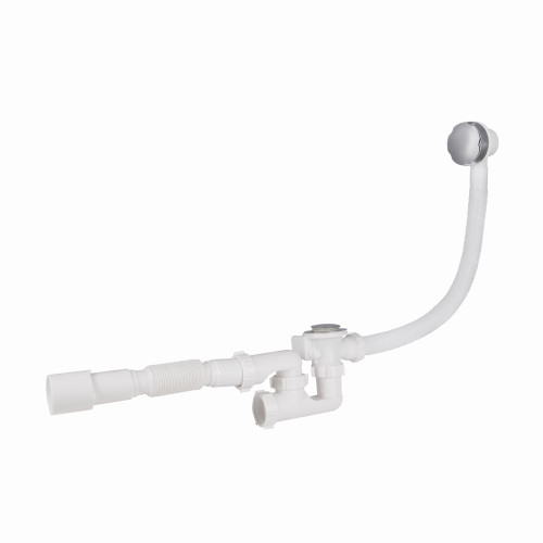 Сифон для ванны Lidz (WHI) 60 03 V002 01 с ревизией (выход 50 мм)