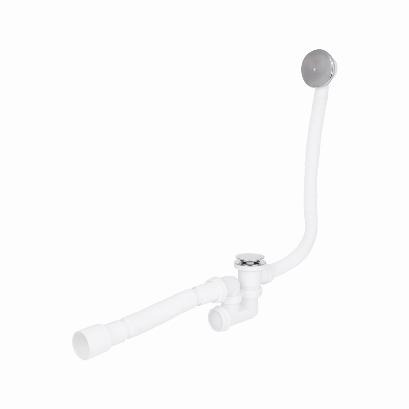 Сифон для ванны Lidz (WHI) 60 03 V002 02 с ревизией (выход 50 мм)