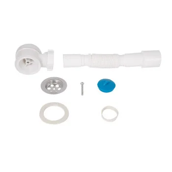Сифон для душового піддона Lidz (WHI) 60 04 P002 01 (вихід 40/50 мм)