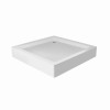 Набір Lidz душова кабіна Wawel SC80x80.SAT.LOW.GR, скло тоноване 4 мм + піддон Mazur
