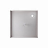 Набір Lidz душова кабіна Wawel SC80x80.SAT.LOW.GR, скло тоноване 4 мм + піддон Mazur