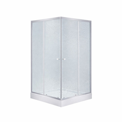 Набір Lidz душова кабіна Wawel SC90x90.SAT.LOW.FR, скло Frost 4 мм + піддон Mazur