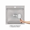 Мойка для кухни интегрированная Lidz Handmade H5050 (LDH5050BRU35375) Brushed Steel 3,0/1,0 мм