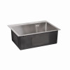 Мойка для кухни интегрированная Lidz Handmade H6050 (LDH6050BRU35371) Brushed Steel 3,0/1,0 мм