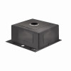 Мойка для кухни интегрированная Lidz Handmade H5050 (LDH5050BRU35375) Brushed Steel 3,0/1,0 мм