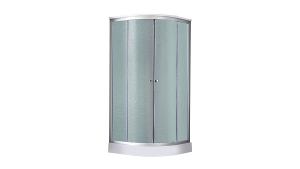 Душовий бокс Lidz Tani SB90x90.SAT.LOW.FR, скло Frost 4 мм