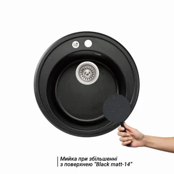 Кухонная мойка Lidz D510/200 BLM-14 (LIDZBLM14D510200)