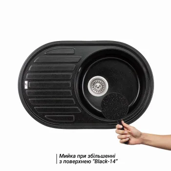 Кухонна мийка Lidz 780x500/200 BLM-14 (LIDZBLM14780500200)