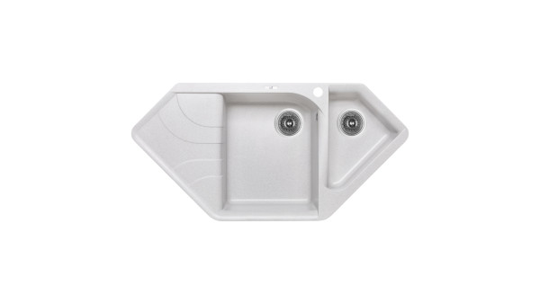 Кухонна мийка з додатковою чашею Lidz 1000x500/225 GRA-09 (LIDZGRA091000500225)