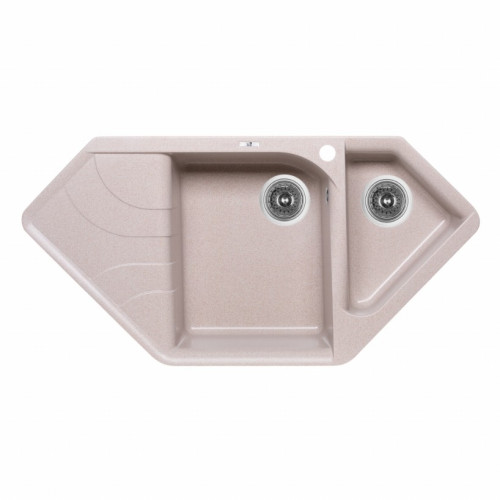 Кухонна мийка з додатковою чашею Lidz 1000x500/225 COL-06 (LIDZCOL061000500225)