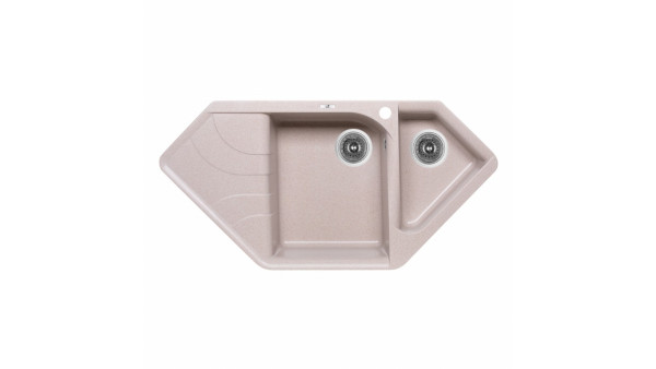 Кухонна мийка з додатковою чашею Lidz 1000x500/225 COL-06 (LIDZCOL061000500225)