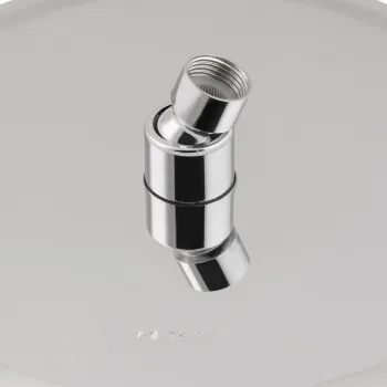 Лійка для верхнього душу Лейки Lidz Лейка 125 245 мм округла LDNIA125NKS37518 Chrome