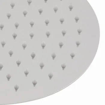 Лійка для верхнього душу Лейки Lidz Лейка 125 245 мм округла LDNIA125NKS37518 Chrome