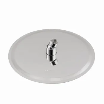 Лійка для верхнього душу Лейки Lidz Лейка 125 245 мм округла LDNIA125NKS37518 Chrome