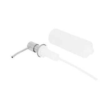 Дозатор для миючого засобу Lidz Acsis LA29 Brushed Steel, круглий LDACSLA29BRU49828
