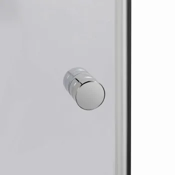Душова кабіна Lidz Latwa SC90x90.SAT.LOW.DGR, скло темне тоноване 4 мм без піддона