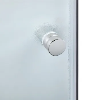 Душевая кабина Lidz Latwa SC80x80.SAT.LOW.FR, стекло Frost 4 мм + Lidz Душевой поддон KAPIELKA ST80x80x14