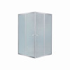 Lidz Wawel SC80x80.SAT.LOW.FR Душевая кабина квадратная, стекло Frost 4 мм + Lidz Душевой поддон KAPIELKA ST80x80х14