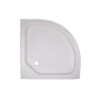 Душевая кабина Lidz Latwa SC80x80.SAT.LOW.GR, стекло тон. 4 мм + Lidz Душевой поддон KAPIELKA ST80x80x14