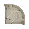 Душевая кабина Lidz Latwa SC80x80.SAT.LOW.GR, стекло тон. 4 мм + Lidz Душевой поддон KAPIELKA ST80x80x14