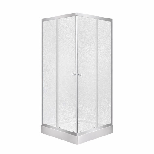 Душова кабіна Lidz Wawel SC90x90.SAT.LOW.FR, скло Frost 4 мм + Lidz Душовий піддон KAPIELKA ST90x90х14