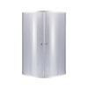 Набор Lidz душевая кабина Latwa SC80x80.SAT.LOW.GR, стекло тонированное 4 мм + поддон Kupala